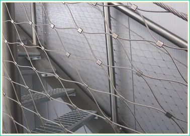 Hand Woven Stainless Steel Safety Net Corrosion Resistant With 1.2mm-3.2mm Wire Diameter