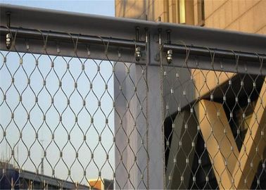 Hand Woven Stainless Steel Safety Net Corrosion Resistant With 1.2mm-3.2mm Wire Diameter