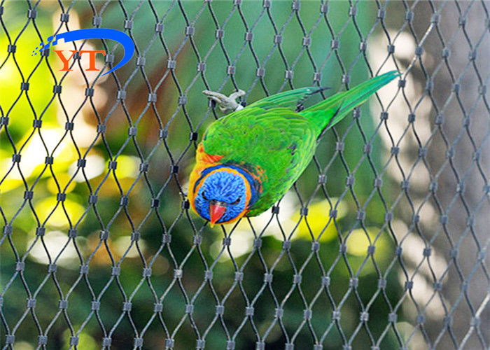 Diamond Shape Stainless Steel Bird Mesh Ferruled Type Or Bird Netting